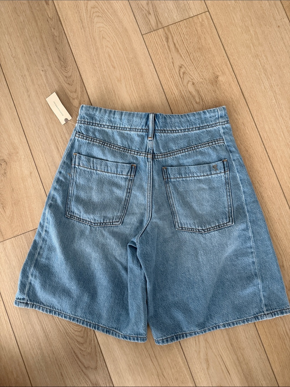 *Anthropologie The Adi Light Wash Bermuda Shorts by Pilcro - Picture 3 of 4